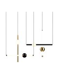 Lámpara te techo LED MELITA varias luces 21W 2500lm, 2300+3000+4000K IP20 Negro