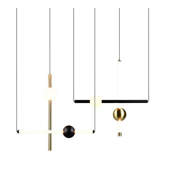 Luminária de teto LED MELITA com várias luzes, 21W, 2500lm, 2300+3000+4000K, IP20, preta