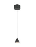 Lámpara de techo LED ROMEO 1 luz, altura regulable, 7W 700lm, 2300+3000+4000K IP20 Negro