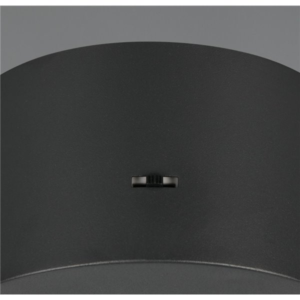 Lámpara de techo LED ROMEO 1 luz, altura regulable, 7W 700lm, 2300+3000+4000K IP20 Negro