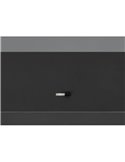 Lámpara de techo 3 luces LED ROMEO, 21W 2100lm, DIP SWITCH 2300+3000+4000K IP20 Negro