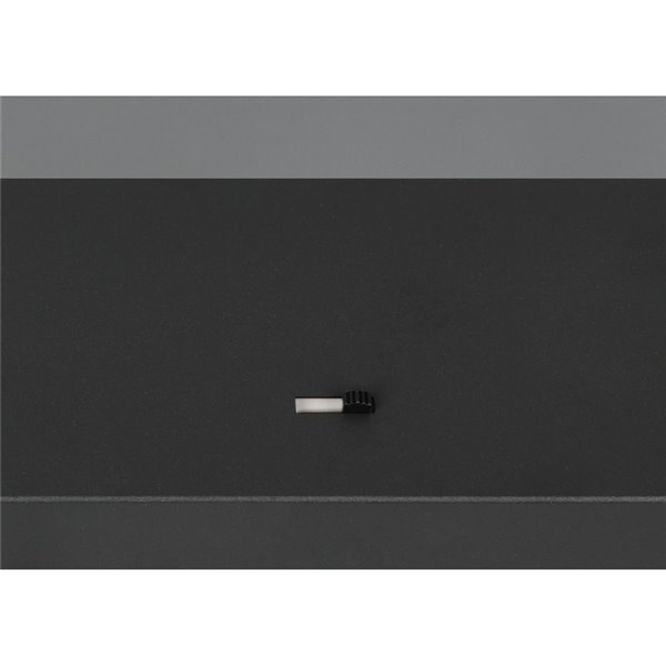 Lámpara de techo 3 luces LED ROMEO, 21W 2100lm, DIP SWITCH 2300+3000+4000K IP20 Negro