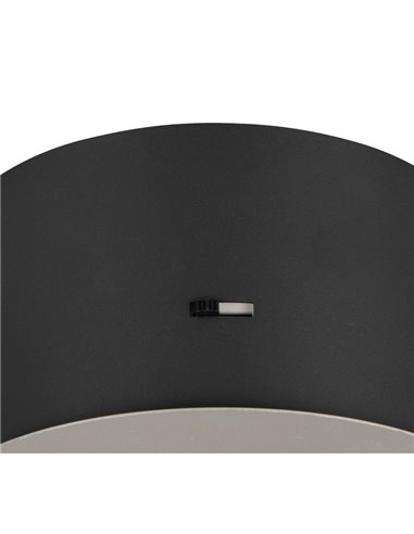 Luminária de teto LED ROMEO, 1 luz, altura ajustável, 7W 700lm, 2300+3000+4000K IP20 Cinza