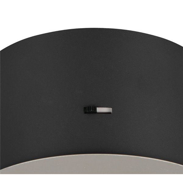 Plafonnier LED ROMEO, 1 lumière, hauteur réglable, 7 W, 700 lm, 2 300 + 3 000 + 4 000 K, IP20, gris