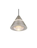 Lámpara de techo LED ROMEO 1 luz, altura regulable, 7W 700lm, 2300+3000+4000K IP20 Gris