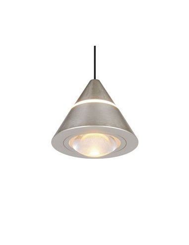Lámpara de techo LED ROMEO 1 luz, altura regulable, 7W 700lm, 2300+3000+4000K IP20 Gris