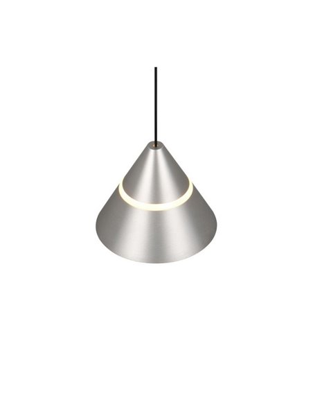 Lámpara de techo LED ROMEO 1 luz, altura regulable, 7W 700lm, 2300+3000+4000K IP20 Gris