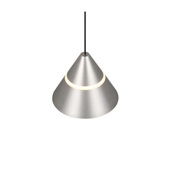 Lámpara de techo LED ROMEO 1 luz, altura regulable, 7W 700lm, 2300+3000+4000K IP20 Gris