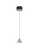 Lámpara de techo LED ROMEO 1 luz, altura regulable, 7W 700lm, 2300+3000+4000K IP20 Gris