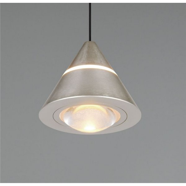 Lámpara de techo LED ROMEO 1 luz, altura regulable, 7W 700lm, 2300+3000+4000K IP20 Gris