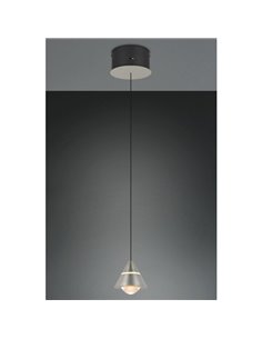 Lámpara de techo LED ROMEO 1 luz, altura regulable, 7W 700lm, 2300+3000+4000K IP20 Gris 2