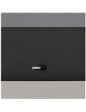 Lámpara de techo 3 luces LED ROMEO, 21W 2100lm, DIP SWITCH 2300+3000+4000K IP20 Gris