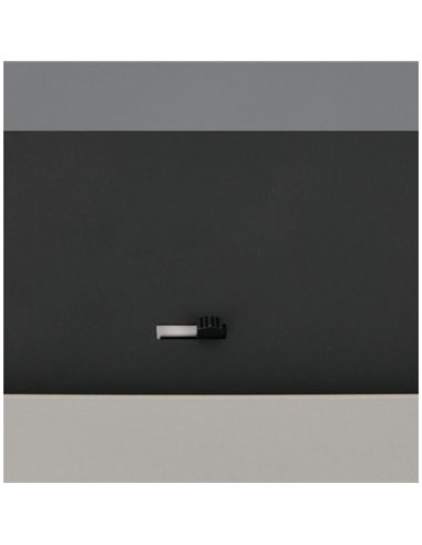 Lámpara de techo 3 luces LED ROMEO, 21W 2100lm, DIP SWITCH 2300+3000+4000K IP20 Gris