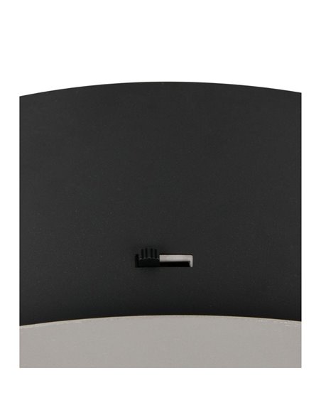 Luminária pendente com 5 luzes LED ROMEO 35W 3500lm DIP SWITCH 2300+3000+4000K IP20 Cinza