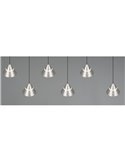 Lámpara de techo LED ROMEO 6 luces, 42W 4200lm DIP SWITCH 2300+3000+4000K IP20 Gris