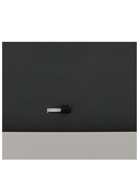 Lámpara de techo LED ROMEO 6 luces, 42W 4200lm DIP SWITCH 2300+3000+4000K IP20 Gris