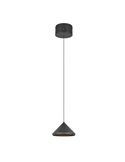 Lámpara de techo LED LAGUNA, 1 luz Ø18cm altura regulable, 5W 500lm, 2300+3000+4000K IP20 Negro