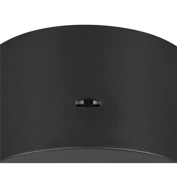 Lámpara de techo LED LAGUNA, 1 luz Ø18cm altura regulable, 5W 500lm, 2300+3000+4000K IP20 Negro