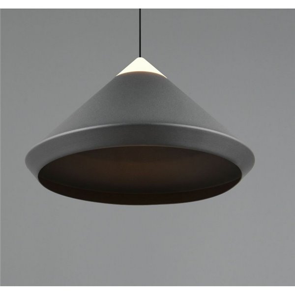 Lámpara de techo LED LAGUNA, 1 luz Ø30cm altura regulable, 14W 1200lm, 2300+3000+4000K IP20 Negro