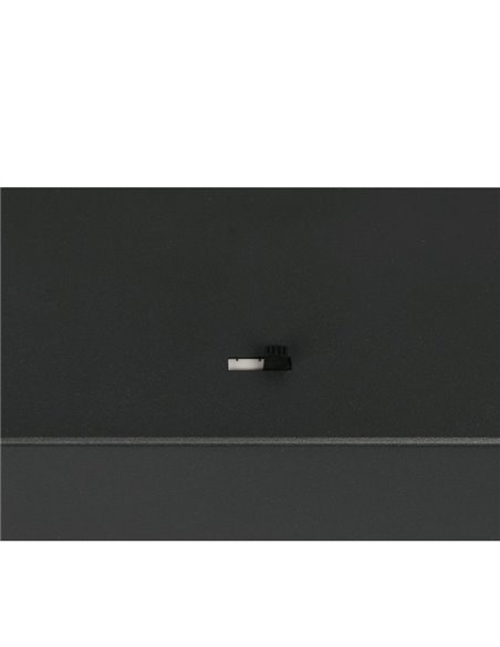 Luminária de teto LED LAGUNA de 3 luzes, altura ajustável, 15W 1500lm, 2300+3000+4000K IP20 preta