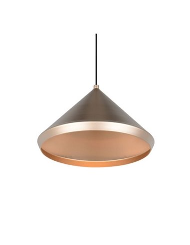 Plafonnier LED LAGUNA, 1 lumière, Ø18cm, hauteur réglable, 5W, 500lm, 2300+3000+4000K, IP20, Cuivre