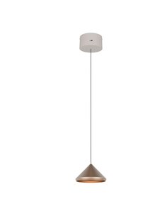 Lámpara de techo LED LAGUNA, 1 luz Ø18cm altura regulable, 5W 500lm, 2300+3000+4000K IP20 Cobre