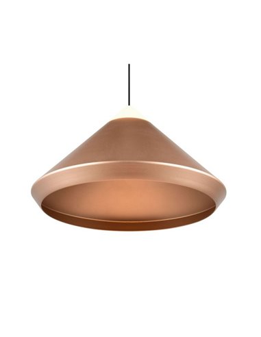 Lámpara de techo LED LAGUNA, 1 luz Ø30cm altura regulable, 14W 1200lm, 2300+3000+4000K IP20 Cobre