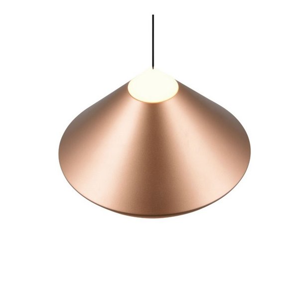 Luminária de teto LED LAGUNA, 1 luz, Ø30cm, altura ajustável, 14W, 1200lm, 2300+3000+4000K, IP20, cobre