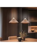 Lámpara de techo LED LAGUNA, 1 luz Ø30cm altura regulable, 14W 1200lm, 2300+3000+4000K IP20 Cobre
