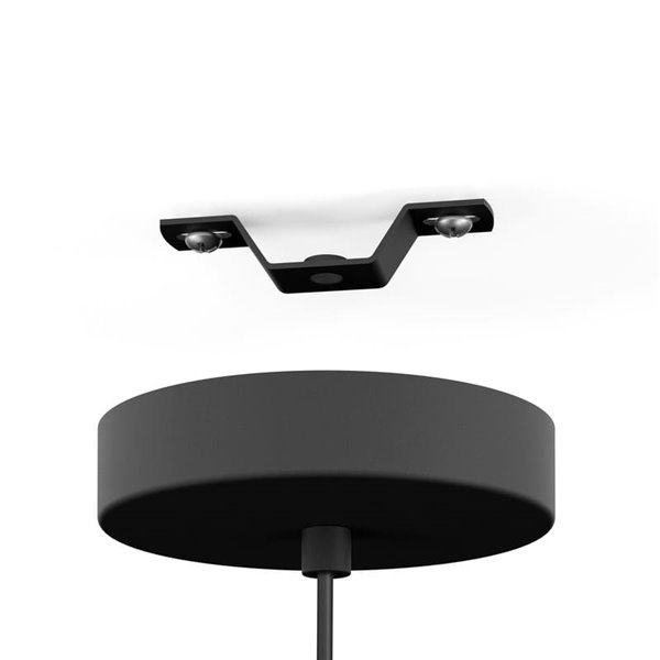 Lampe à suspension ronde avec fil doré VENEZUELA, E27 (non incl.)