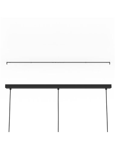 Lampe à suspension avec 3 abat-jour ronds en fil d'or VENEZUELA, 3xE27 (non incl.)