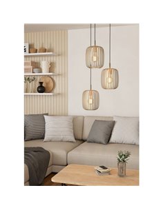 Lampe à suspension avec base ronde et 3 lumières de hauteurs différentes ROMAZZINA arena, 3xE27 (non incl.) 2