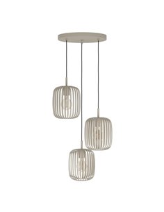 Lampe à suspension avec base ronde et 3 lumières de hauteurs différentes ROMAZZINA arena, 3xE27 (non incl.)