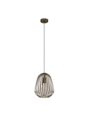Lámpara colgante 1 luz de bronce ESPINAL, E27 (no incl.)