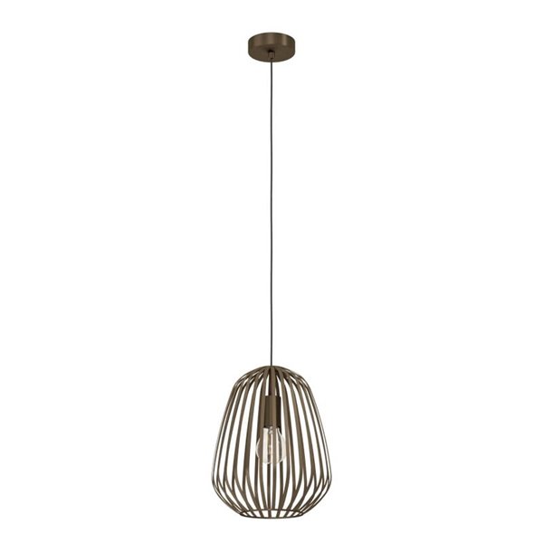 Lámpara colgante 1 luz de bronce ESPINAL, E27 (no incl.)