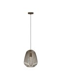 Lámpara colgante 1 luz de bronce ESPINAL, E27 (no incl.)