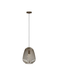 Lámpara colgante 1 luz de bronce ESPINAL, E27 (no incl.)