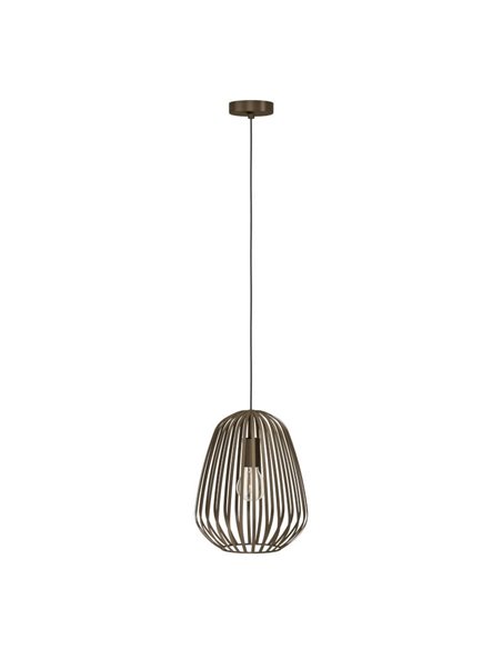 Lámpara colgante 1 luz de bronce ESPINAL, E27 (no incl.)