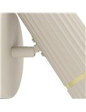 Aplique de pared con foco orientable CAMINIA, arena y latón cepillado, GU10 incl. 4,7W 3000K