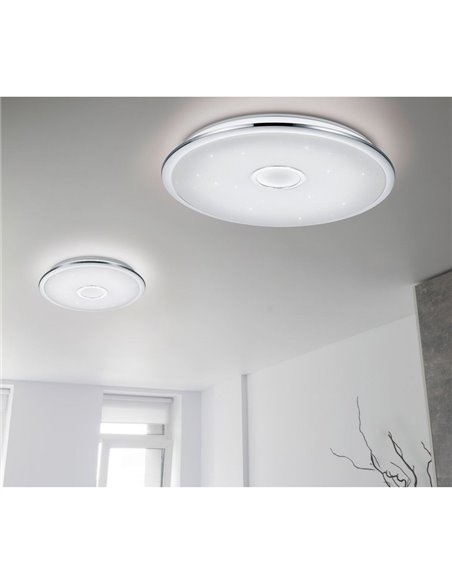 Plafón LED Redondo Osaka 100W Ø67Cm Cromado