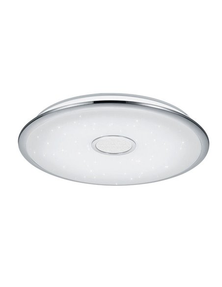 Plafón LED Redondo Osaka 100W Ø67Cm Cromado