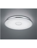 Plafón LED Redondo Osaka 100W Ø67Cm Cromado