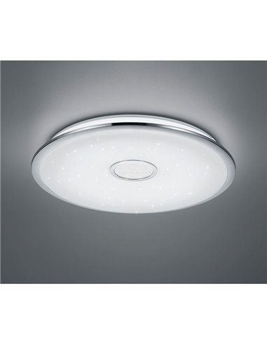 Plafón LED Redondo Osaka 100W Ø67Cm Cromado
