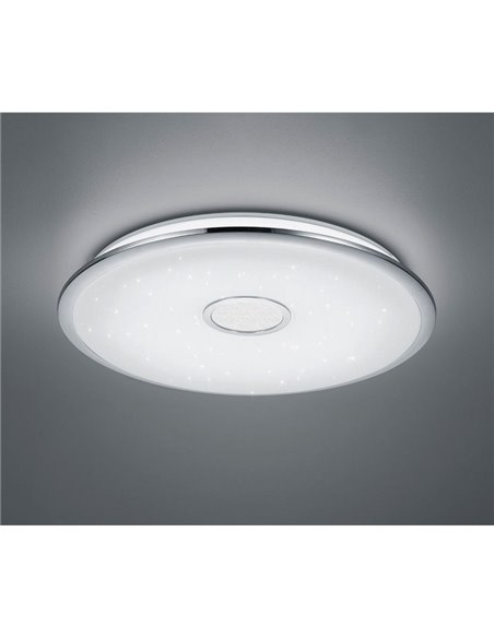 Plafón LED Redondo Osaka 100W Ø67Cm Cromado