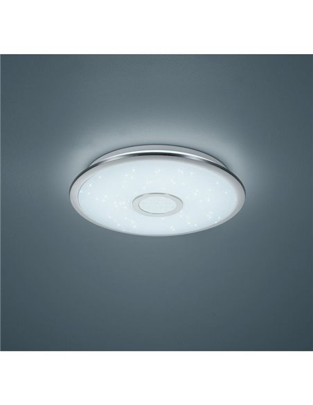 Candeeiro LED Redondo Osaka 30W com controle Trío