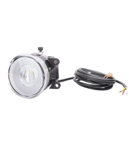 Faro LED con luz diurna efecto neón y luz de niebla 1256 WAS cable | LeonLeds