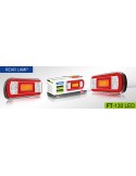 Piloto Trasero LED 6 funciones para remolque de coche Fristom FT130 Funciones 12/24V | LeonLeds Iluminación