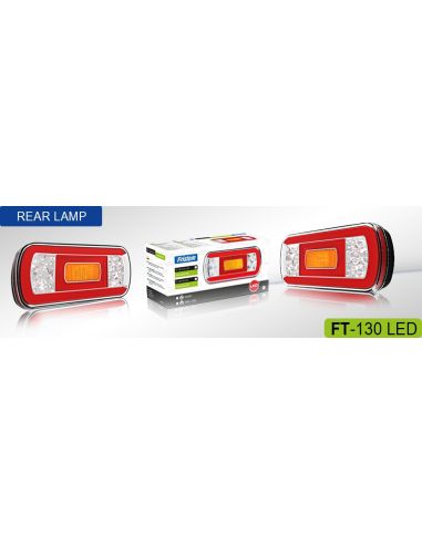 Piloto Trasero LED 6 funciones para remolque de coche Fristom FT130 Funciones 12/24V | LeonLeds Iluminación