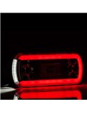 Piloto trasero LED con cable 1m. FT-130, 6 Funciones 12/24V, 220×100mm