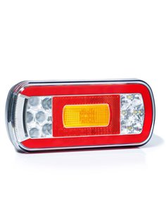 Piloto trasero LED con cable 1m. FT-130, 6 Funciones 12/24V, 220×100mm 2